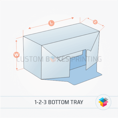 1-2-3 Bottom tray