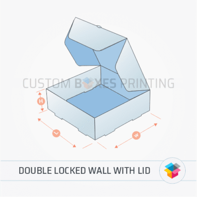 Double locked wall with lid