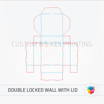 Double locked wall with lid
