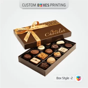 Custom printed chocolate boxes