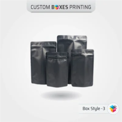 black mylar bag